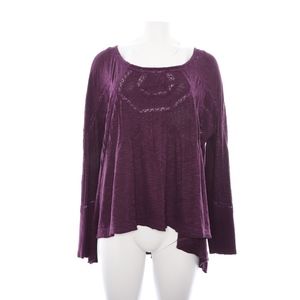 Free People Blouse Tops Shirt Loose Long Sleeve L